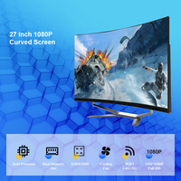 Intel Core I5 de 12.ª Generación, 16 GB DDR4, 512 GB SSD+HDD, Windows 10 Pro OEM, Pantalla Curva IPS LCD de 27 Pulgadas para Juegos y Negocios, PC USB
