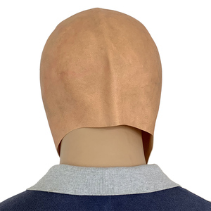 Mặt Nạ Halloween Mặt Nạ Người Ngoài Hành Tinh Nụ Cười Mặt Nạ UFO Ma Quỷ Zombie Chết Đáng Sợ Cho Bữa Tiệc Đầu Lâu Đạo Cụ Hóa Trang Chân Thực - Product Image 6