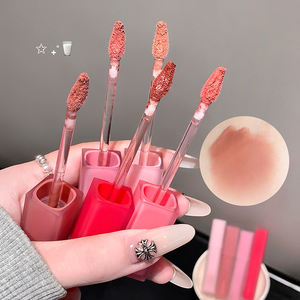 ลิปกลอสเนื้อแมทท์วีแกน Gegebear - เนื้อเนียนละเอียด ติดทนนาน สูตรกันน้ำ ไม่ต้องใช้เครื่องสำอาง - Product Image 2