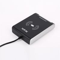 RFID NFC 13,56 MHz Llavero epoxi Impreso Código QR personalizado Lector de llavero RFID de solo lectura Proveedor