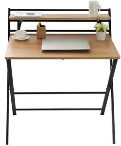 작은 접이식 책상 컴퓨터 책상 작은 공간 홈 오피스 간단한 노트북 책상 조립 불필요