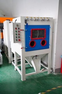 Tự động phun cát tủ, công nghiệp sụt giảm giỏ mài mòn nổ máy - Product Image 5