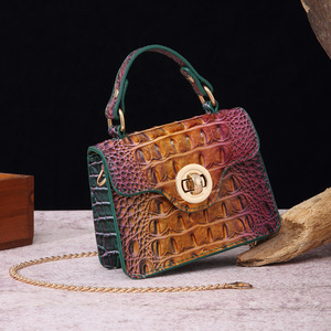 <span class=keywords><strong>Sac</strong></span> à <span class=keywords><strong>main</strong></span>/<span class=keywords><strong>sac</strong></span> à bandoulière rétro <span class=keywords><strong>pour</strong></span> femme, style européen et américain, multicolore, forme carrée, <span class=keywords><strong>pour</strong></span> sites indépendants, avec porte-monnaie - Product Image 2