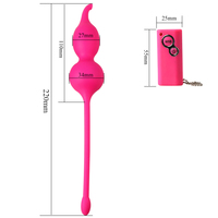 Erwachsenen-Vibrator Sexspielzeug für Frauen Sexuelle Produkte Ferngesteuerte Liebeskugeln Kegel-Übungsgeräte Sexy Hilfsmittel für Frauen Silikon-Vaginalkugeln