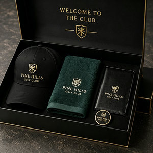 Caja de Regalo de Bienvenida para Membresía de Golf Personalizada con Gorra de Golf, Toalla, Porta Tarjetas de Puntuación y Marcador de Pelota para el Programa de Membresía VIP - Product Image 2