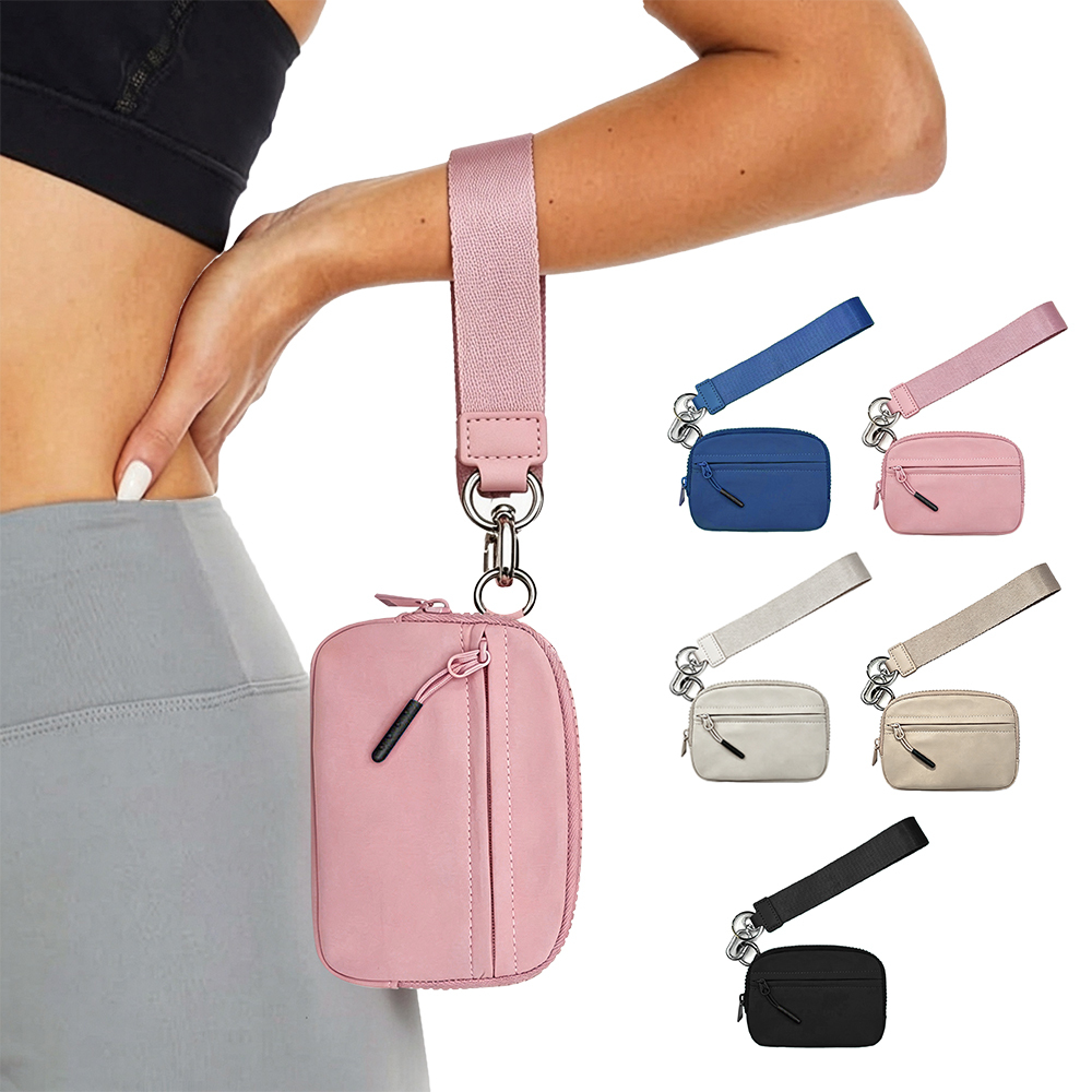 Multifunctional Durable Waterproof Nylon Wristlet Coin Purse