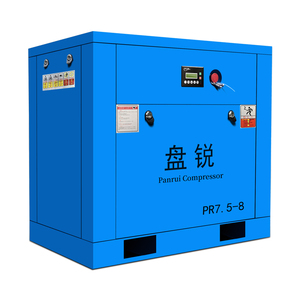 Compresseur industriel 10 CV à vis rotatif silencieux, compresseurs d'air pneumatiques, machines pneumatiques, compresseurs d'air intelligents 1000L - Product Image 1