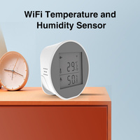 Capteur intelligent de température et d'humidité WIFI, alerte par notification d'application, hygromètre thermomètre sans fil