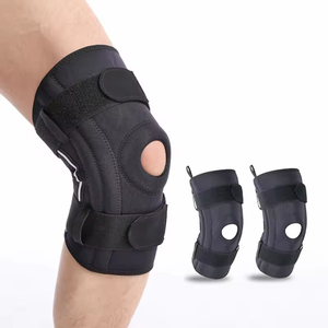Rodillera Deportiva Profesional FSPG con Correa Antideslizante, Soporte <span class=keywords><strong>de</strong></span> Placa <span class=keywords><strong>de</strong></span> Acero, Protección Anticolisión <span class=keywords><strong>de</strong></span> Silicona para <span class=keywords><strong>Menisco</strong></span> - Product Image 2