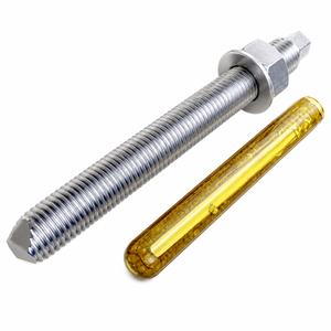 Cheville chimique à capsule en résine, zinguée, pour l'ancrage des poteaux de garde-corps routiers et des bases de panneaux de signalisation – Vente en gros - Product Image 1