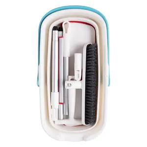 Jesun All In One Floor Mop Supplier Cleaning Tool Set With Towel And Brush Squeegee For Store Market Supermarket