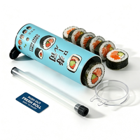 Nouvelle Arrivée Tube à Sushi en Carton Laminé Qualité Alimentaire Impression Personnalisée Omakase Restaurant Vente en Gros OEM Boîte Cylindrique en Papier Carton Cadeau