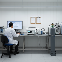 Analyseur d'oxygène paramagnétique portable Chang'ai GNL-B1A pour laboratoire de gaz spécialisés