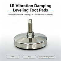 Coussin anti-vibration LIVA LR robuste pour machine, amortisseur de chocs, isolateur de vibrations, presse à poinçonner CNC, caoutchouc injecté