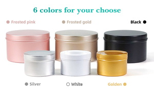 Tùy Chỉnh Vàng Kim Loại Bao Bì Rỗng Vòng Nến Lon Thiếc Kim Loại 250Ml Nến Quà Tặng Container Jar Hộp Cho Nến - Product Image 4