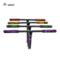 Pegangan Setang AEST 160mm Pegangan Leher Panjang Lembut untuk Setang Skuter Stunt Profesional dan Pegangan Sepeda BMX, Bahan TPR