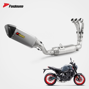 Système d'échappement en fibre de carbone Forsound Wholesale <span class=keywords><strong>MT09</strong></span> avec silencieux amovible DB Killer pour Yamaha MT-09 <span class=keywords><strong>Tracer</strong></span> 900 - Product Image 6