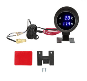 Voltaje de temperatura del agua, medidor de una pieza, pantalla Digital, instrumento de modificación de camión de vehículo de ingeniería automotriz - Product Image 6