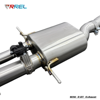 Système d'échappement Catback Valvetronic en acier inoxydable pour MINI Cooper R56 R57 R60 1.6 avec embout d'échappement