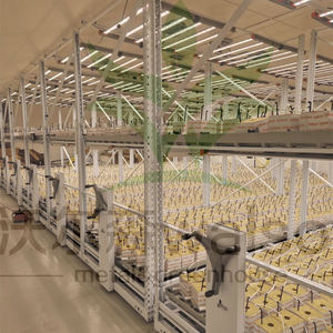 Serre Agriculture Moderne 3 Niveaux 4X8 Vertical Grow Racks Et Banc Roulant Plateaux D'inondation <span class=keywords><strong>à</strong></span> Vendre - Product Image 1