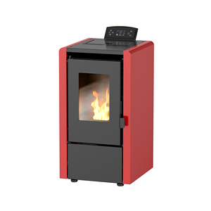 Estufa <span class=keywords><strong>de</strong></span> <span class=keywords><strong>Pellets</strong></span> EN16510 <span class=keywords><strong>de</strong></span> 6.5kW, Moderna, Europea, Independiente, Interior, Sin Humo, con Alimentación Automática y Wifi, para Calefacción - Product Image 1