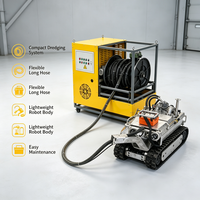 Robot de dragage de canalisations autonome avec caméra à 360 degrés pour conduites industrielles