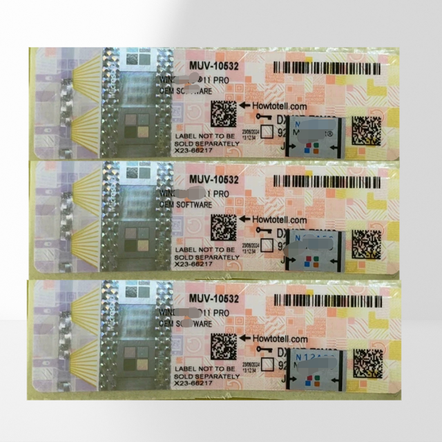 Win 11 Professional Pink Label Sticker Win11 Pro OEM Key COA Pink License Stock US Origin Global Online Activation Guaranteed