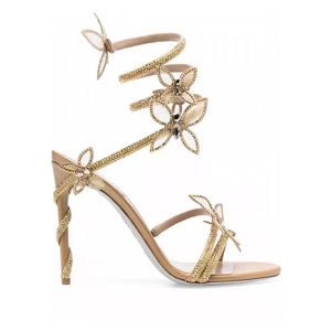 Zapatos de Tacón Alto para Mujer, Estilo Coreano, Primavera-Verano, Aumento de Altura de 10 cm, Tacón Delgado RC, Hebilla de Cuero Patentado - Product Image 5