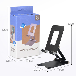Supporto per <span class=keywords><strong>cellulare</strong></span> in metallo pieghevole antiscivolo di nuovo Design supporto supporto per Desktop Anti-scivolo per tutti i telefoni - Product Image 3