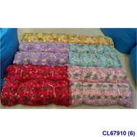 Tissu de dentelle de mariage brodé de fleurs 3D, de perles et de paillettes, tendance