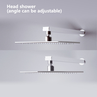 Ensemble de colonnes cascade tour panneaux de douche panneau de vapeur générateur de bain de vapeur conception salle de bain mural en acier inoxydable nouveau Ipx5