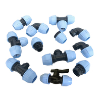 YAGENE PE100 Sambungan Pipa Hdpe Katup Penghenti Pipa HDPE