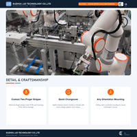 Bras robotisé industriel FR10 10kg/14kg 6 axes avec pince personnalisée pour chargement/déchargement continu multi-robots et convoyeur d'assemblage électronique