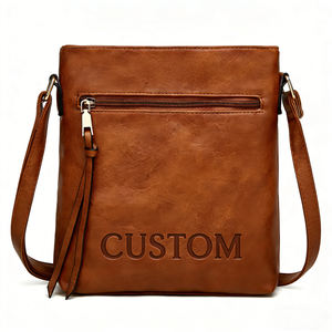 Vendita Diretta dalla Fabbrica, Borsa a Tracolla Piccola Personalizzata per Donna, Borsa Retrò in <span class=keywords><strong>Ecopelle</strong></span> su Misura - Product Image 1