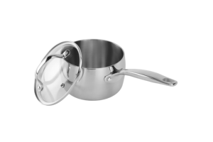 Juego de Ollas <span class=keywords><strong>AXA</strong></span> de 8 Piezas de Acero Inoxidable Ecológico, Diseño Clásico, Apto para Gas e Inducción, con Tapa - Product Image 3