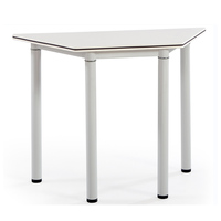 Ensemble de table durable Panneau de bois moderne Mobilier scolaire Outils scolaires Troisième rangée Usine de bancs d'école Vente en gros de bureaux durables pour étudiants