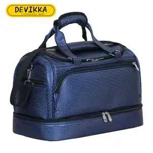 Devikka कस्टम बड़े क्षमता गोल्फ कपड़े बैग भारी शुल्क जूते golfing बोस्टन बैग कपड़े के लिए गोल्फ बोस्टन Duffle बैग