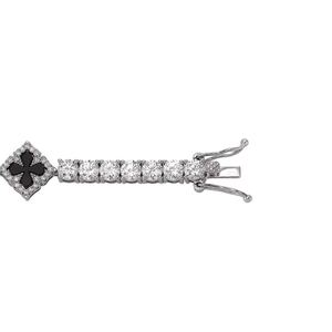 กำไลข้อมือเทนนิสเคลือบเงา <span class=keywords><strong>Clover</strong></span> Enamel CZ ประดับเพชร CZ ชุบทอง 18K สวยงาม ขายส่งจำนวนมาก รับผลิตแบบ OEM ODM จากโรงงานโดยตรง ของขวัญสำหรับเพื่อนเจ้าสาว เครื่องประดับสำหรับผู้หญิง - Product Image 6
