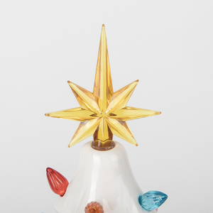 Co-Arts Estilo nórdico Decoración de cerámica blanca Árbol de Navidad con luz Led Arbol De Navidad Decoraciones creativas Arboles - Product Image 3