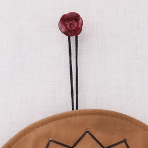 Gros crochets en céramique cerise petite rose forme crochet mural crochets et cintres de haute qualité CWH-26 - Product Image 1