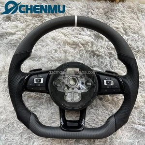 <span class=keywords><strong>Volante</strong></span> de Cuero y Fibra de Carbono Personalizado para VW Volkswagen Passat B8 R Polo GTD GTE Jetta Golf MK5677.5 GTI <span class=keywords><strong>Precio</strong></span> de Fábrica - Product Image 1