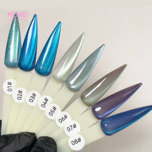 Haute qualité islande bleu oeil de chat UV Gel vernis à ongles coloré paillettes translucide gelée <span class=keywords><strong>manucure</strong></span> échantillon gratuit disponible - Product Image 3