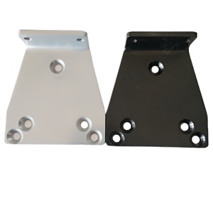 Tùy chỉnh tấm kim loại dập tấm kim loại cắt Kệ Bracket Góc chân đế Tường Gắn chân đế - Product Image 4