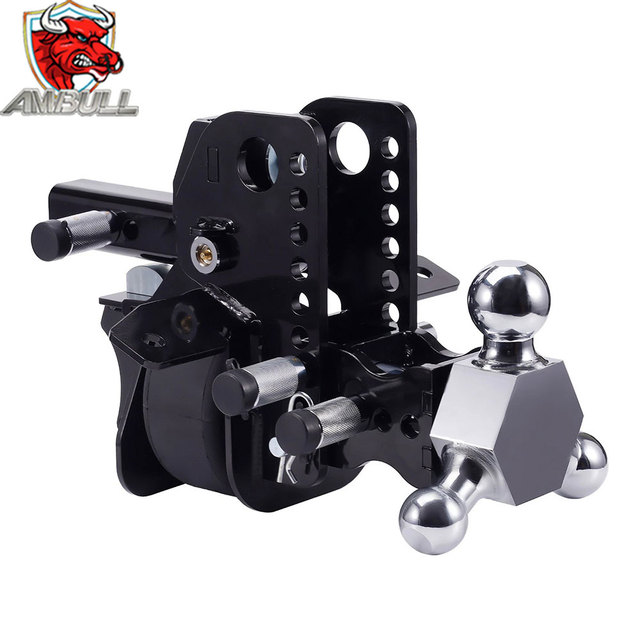Ambull Factory Wholesale Drop Hitch Trailer Hitch Receivers Combo 1-7/8" & 2" & 2-5/16" Ball Mount Air Ride Bag Trailer Hitch