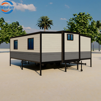 Maisons mobiles modulaires WinFair China, maisons préfabriquées modernes sur roues pour studio à domicile / espace créatif / ferme rurale