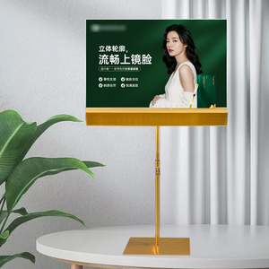 Xách tay hiện đại freestanding có thể điều chỉnh signage tầng đứng bán lẻ hiển thị giữ dấu hiệu quảng cáo điểm mua - Product Image 3
