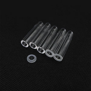 Net kuvars cam <span class=keywords><strong>Test</strong></span> tüpü korozyon dayanıklı ve bükme kaynak çoklu boyutları ile şeffaf laboratuvar ekipmanları - Product Image 3