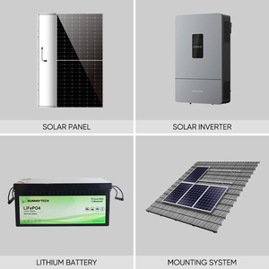 Sistema di Pannelli Solari di Alta Qualità da 3kw 5kw per Uso Domestico Off-Grid, <span class=keywords><strong>Energia</strong></span> Solare 5 kw con Controllore MPPT - Product Image 2
