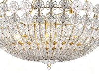 Lustre en verre artistique moderne et romantique français pour villa, salon, hall d'entrée, éclairage haut de gamme pour la maison