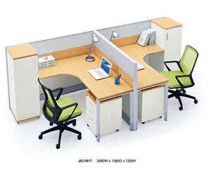 Высококачественные новейшие современные офисные рабочие станции с перегородкой, офисная мебель